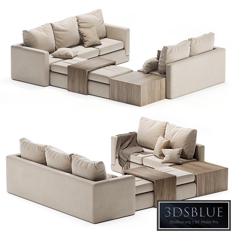 Minotti sofa cream