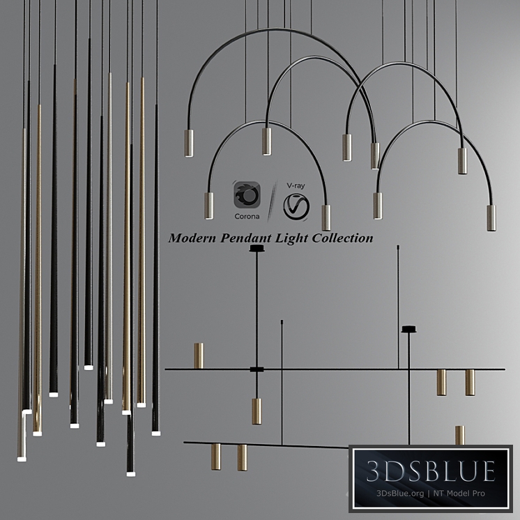 Modern pendant light collection