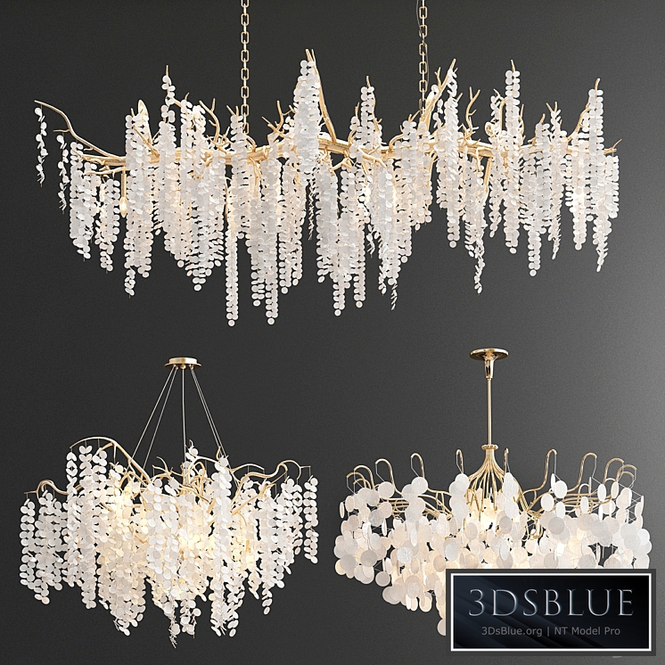 Shiro-Noda Coin Fairytree Chandelier - 3 type