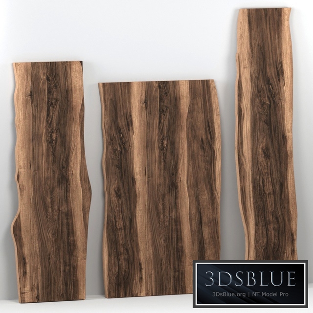 Wooden slabs