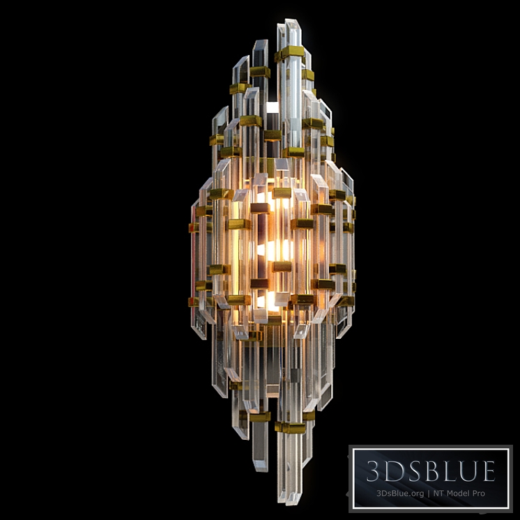 Houseton crystal wall lamp