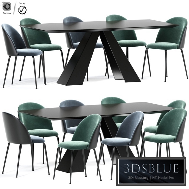 Cloyd Upholstered Side Chair Table