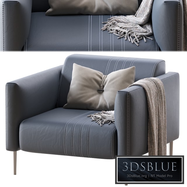 Armchair TUXEDO PNO 96x100x h77