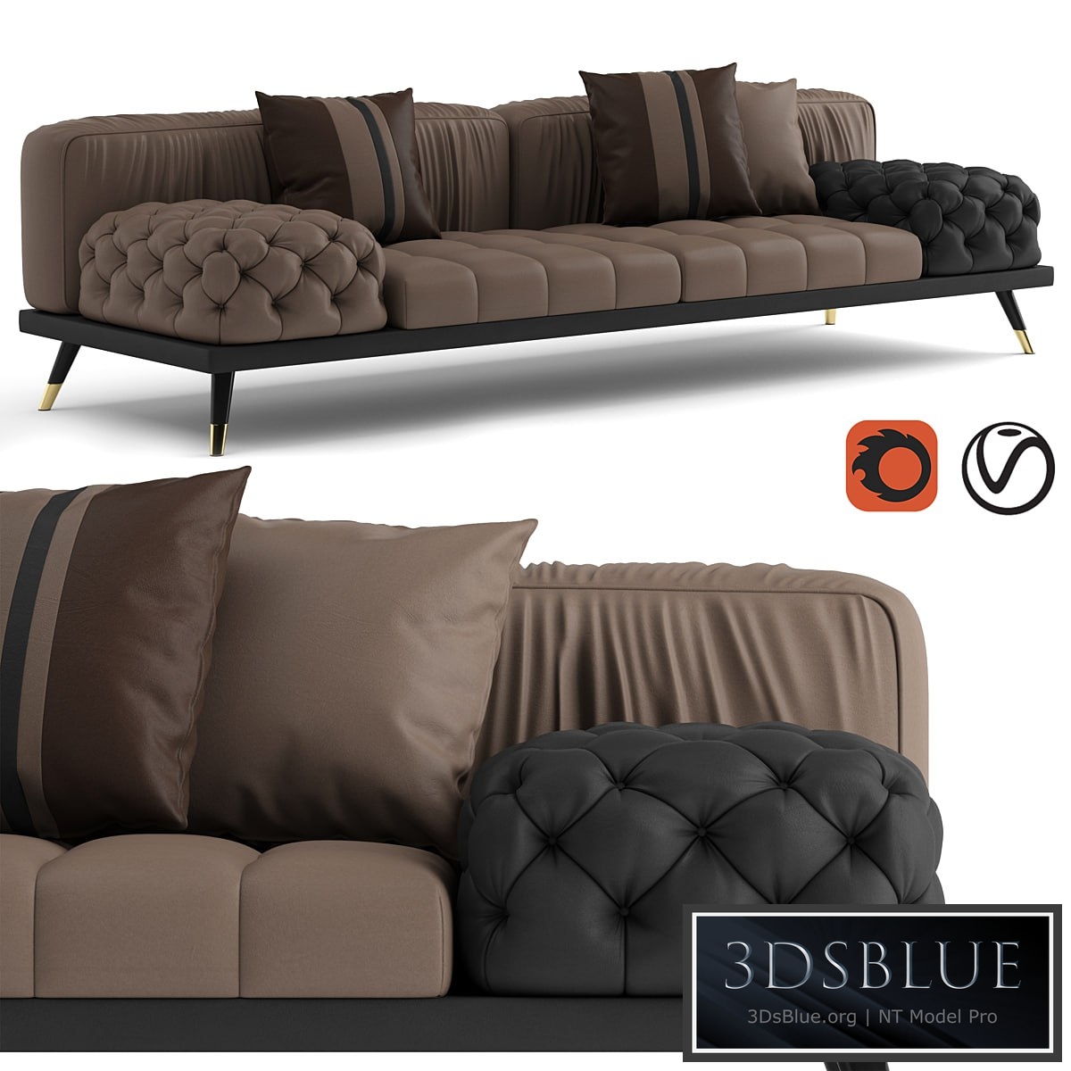 Gianfranco Ferre Highlander sofa