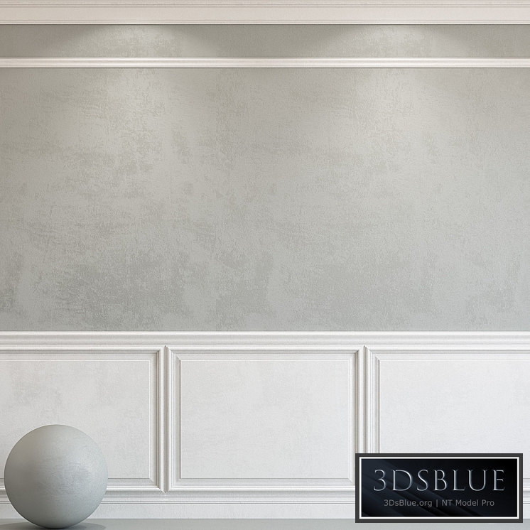 Decorative plaster with molding 76