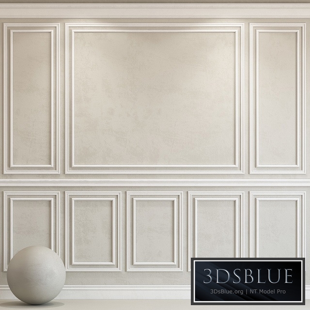 Decorative plaster with molding 79