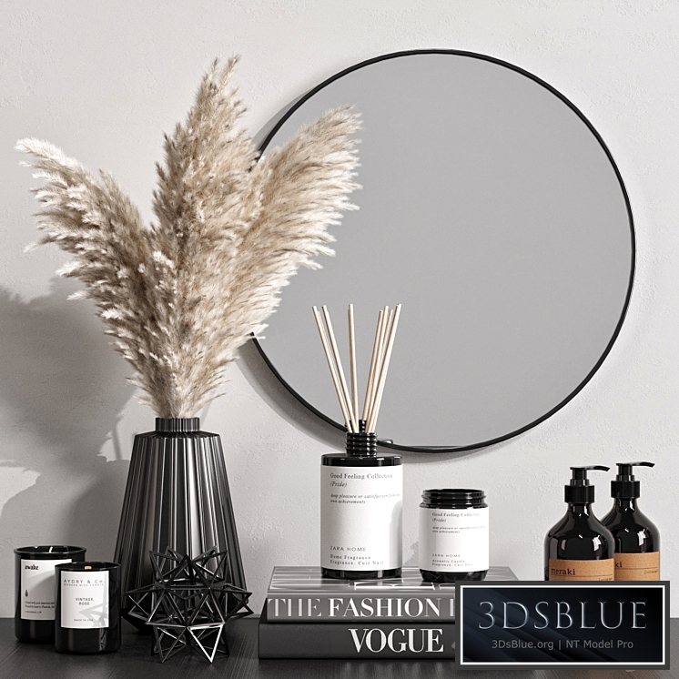 Decorative set with dried flowers 07