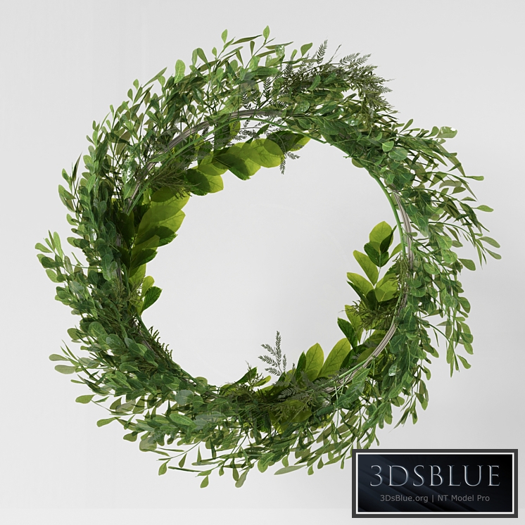 Wall hanging Green Leaf Ring-03