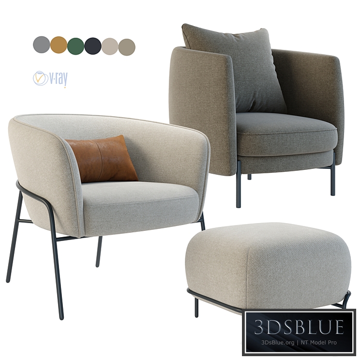 La Redoute. Armchair Laika. AM.PM Armchair Arcus.