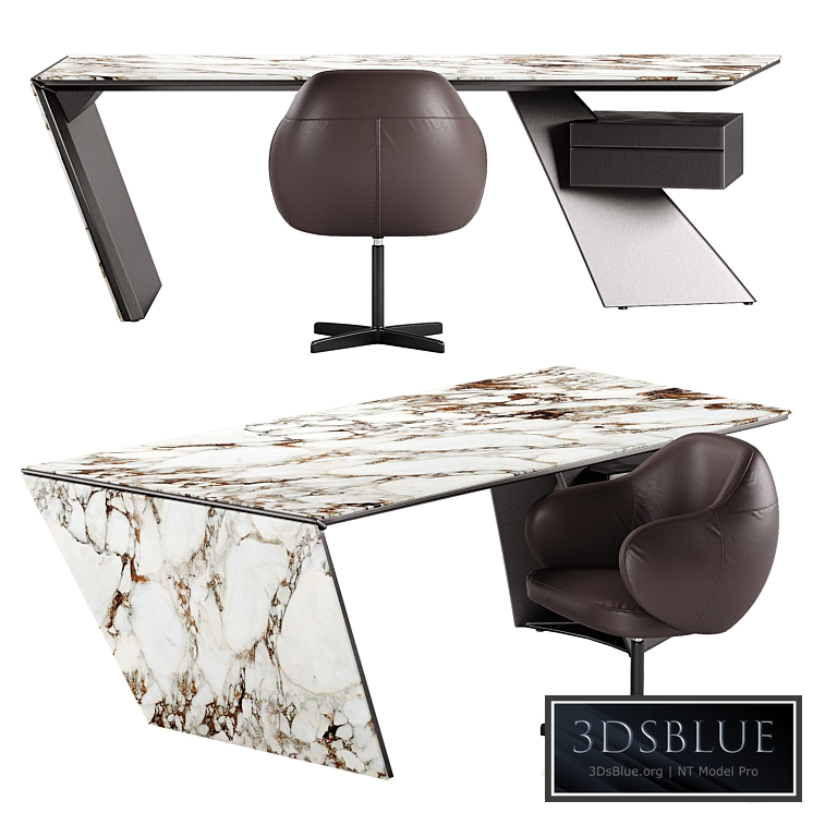 Cattelan Italia Nasdaq Keramik table Bombe x chair set