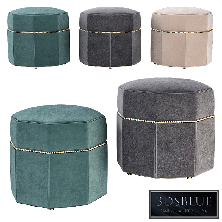 STOOL BOMBAY by eichholtz