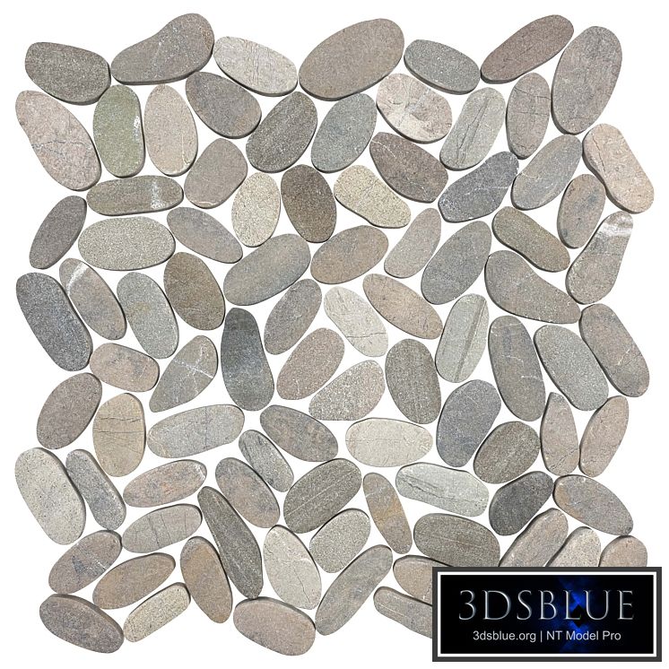 VITALITY MICA - zen rocks flat pebbles mosaic