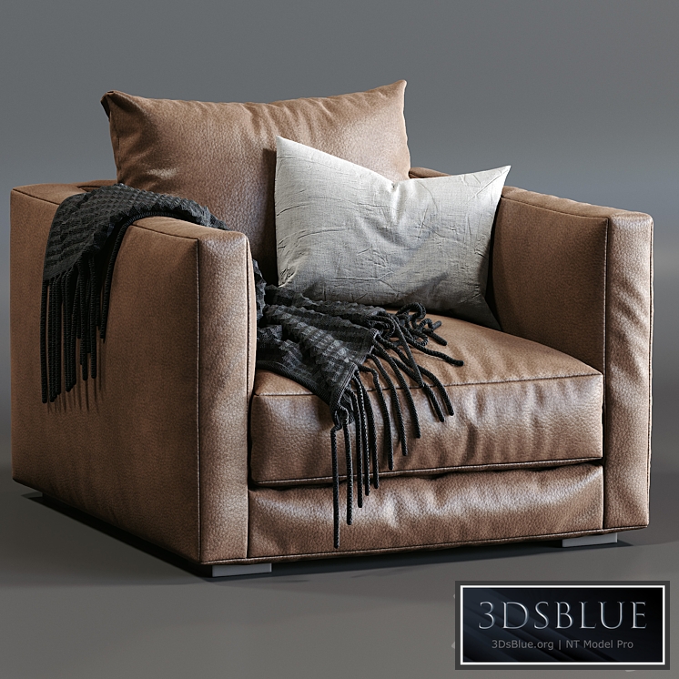 Leather Armchair Tango By Marac