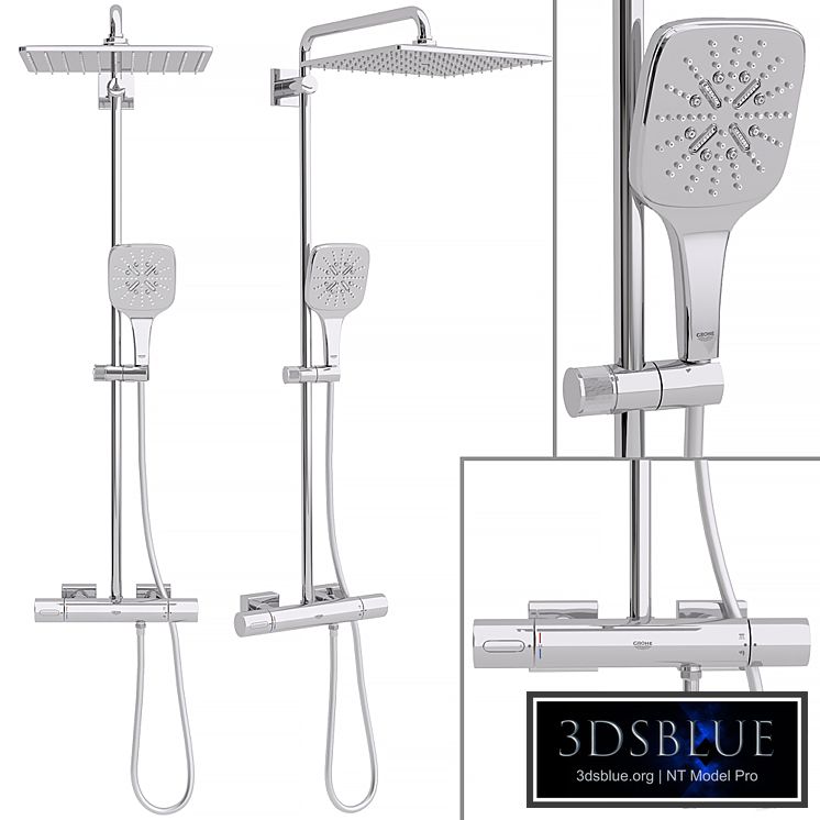 Shower system Grohe Rainshower Smartactive Cube 310