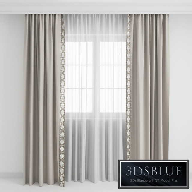 Curtains with a border1