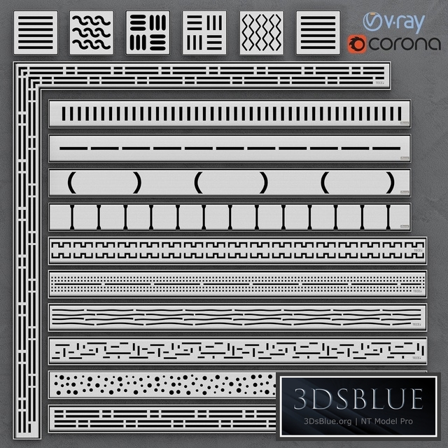 Shower Channels, Floor Drains Tece and Ravak
