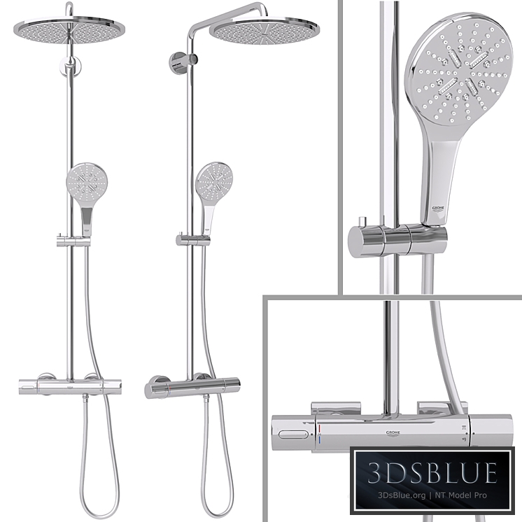 Shower system Grohe Rainshower Smartactive Cube 310_v2