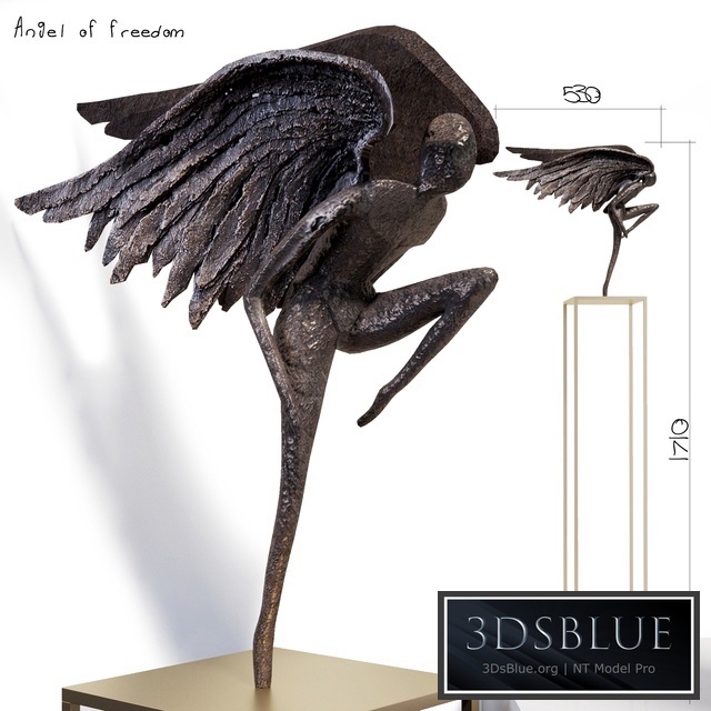Spiritual sculpture - Angel of freedom