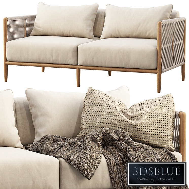 Brown Jordan Maldives Loveseat Sofa