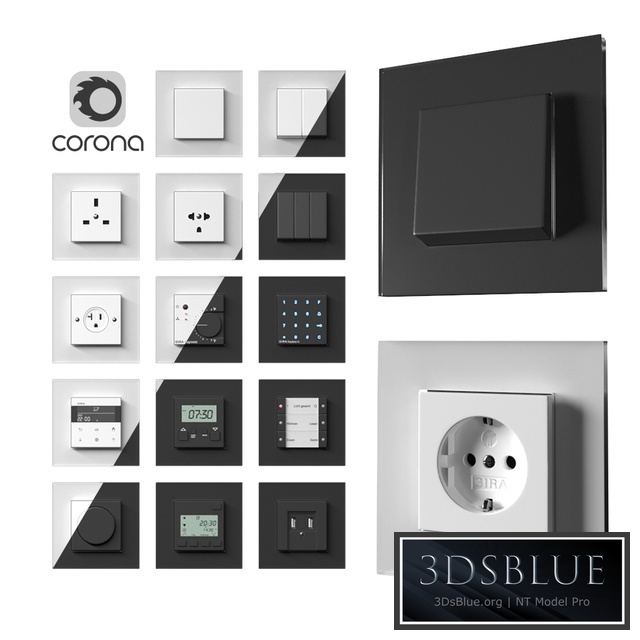 Gira Esprit Glass and Esprit Glass C