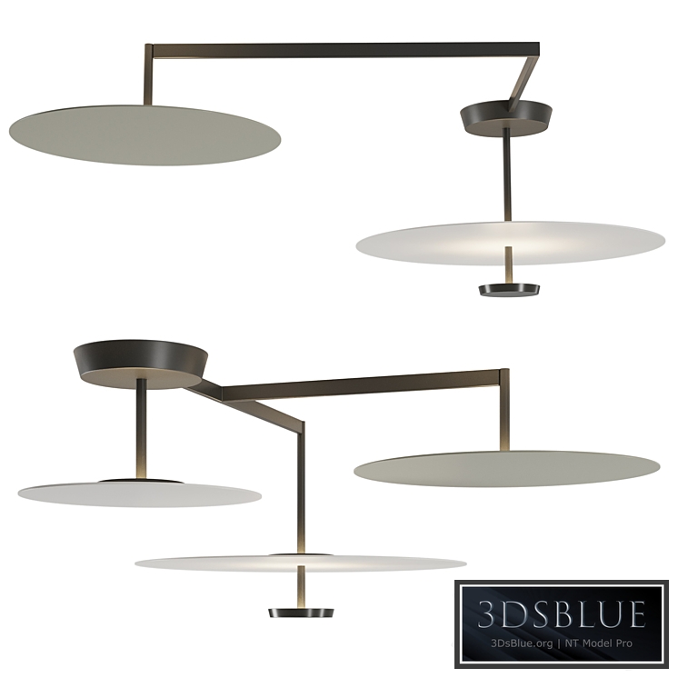 Flat Ceiling Lamp by vibia