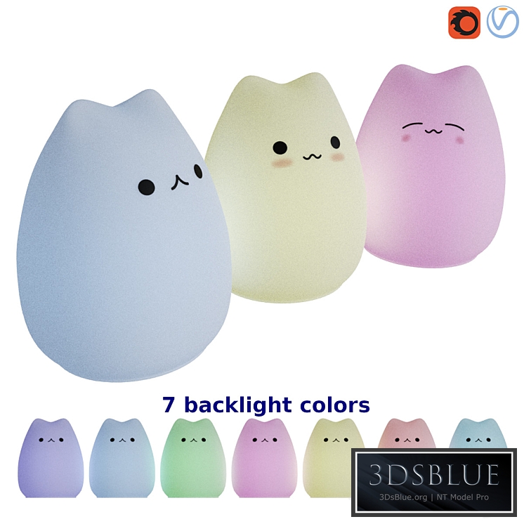 Cute Cat LED Night Lamp