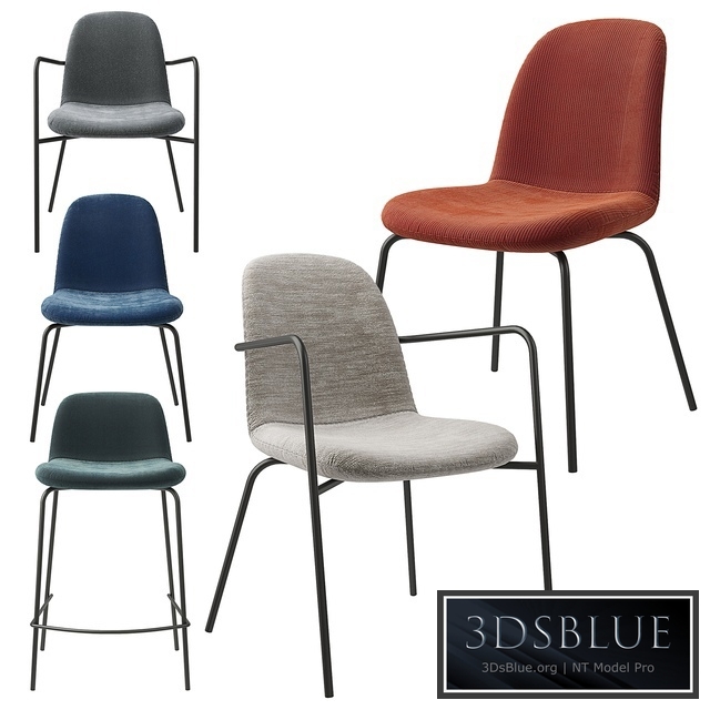 Tibby AM.PM chair set in various textures