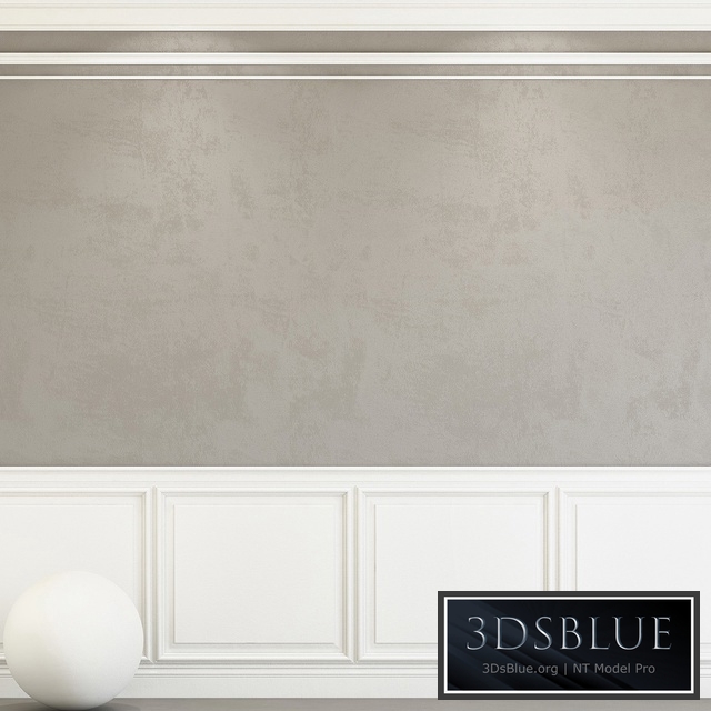 Decorative plaster with molding 91