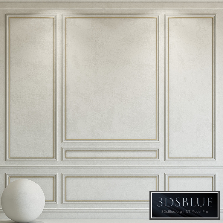 Decorative plaster with molding 96