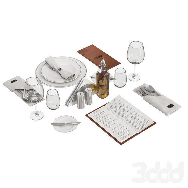 Restaurant table decorative set