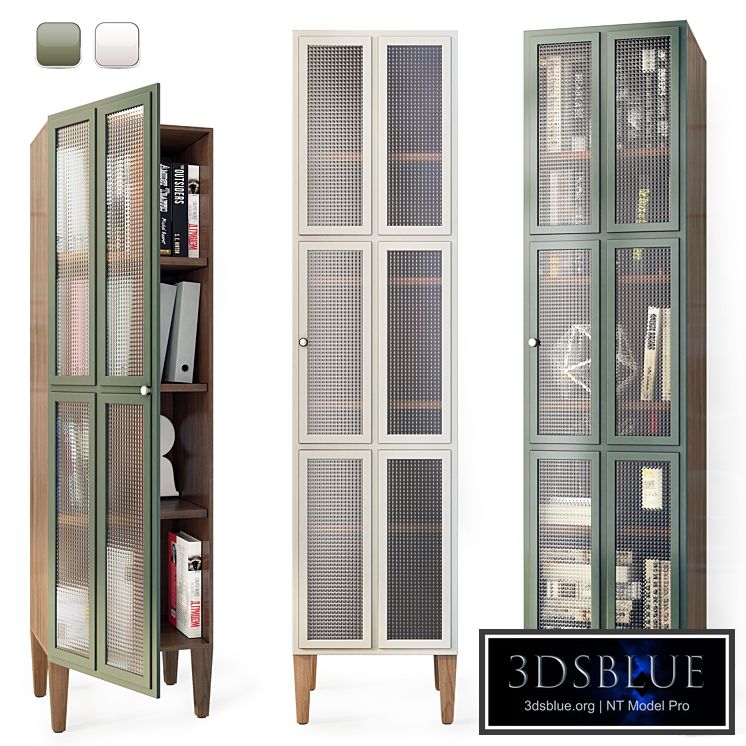 Bookcase, one-door Andersen. Cabinet / bookcase by Etg-Home