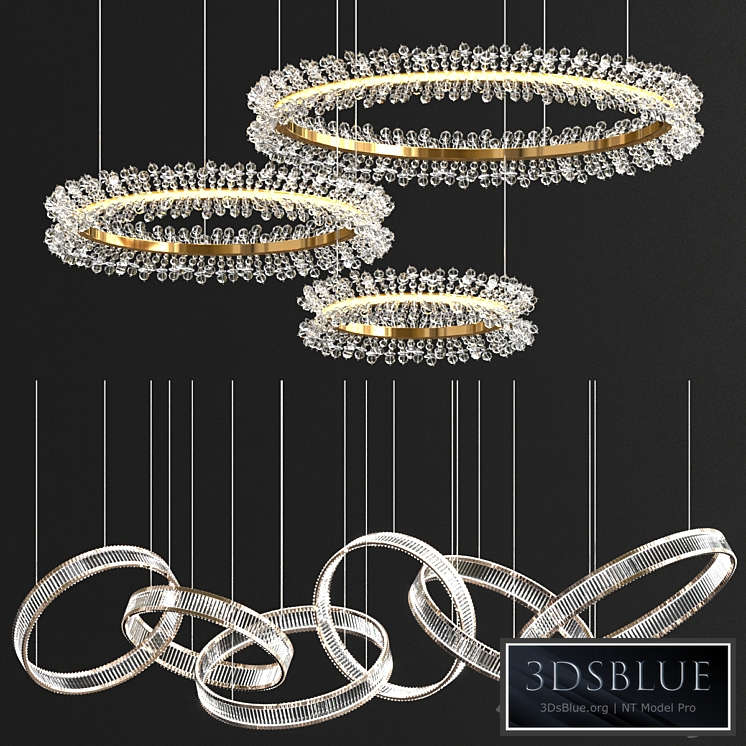 Crystal rings collection