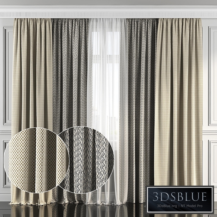 Curtains with window 113