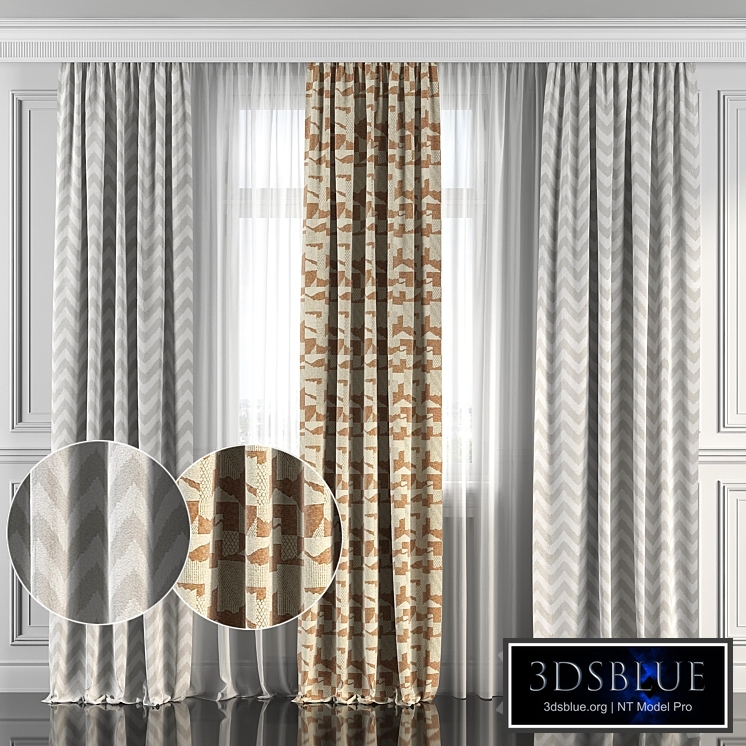 Curtains with window 117