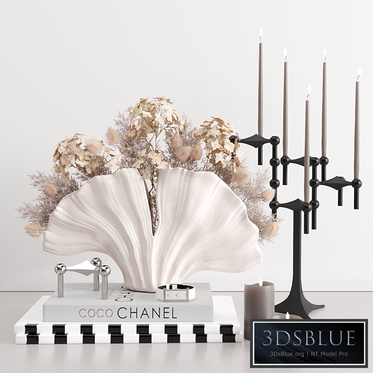 Nude & Gray Decorative Set