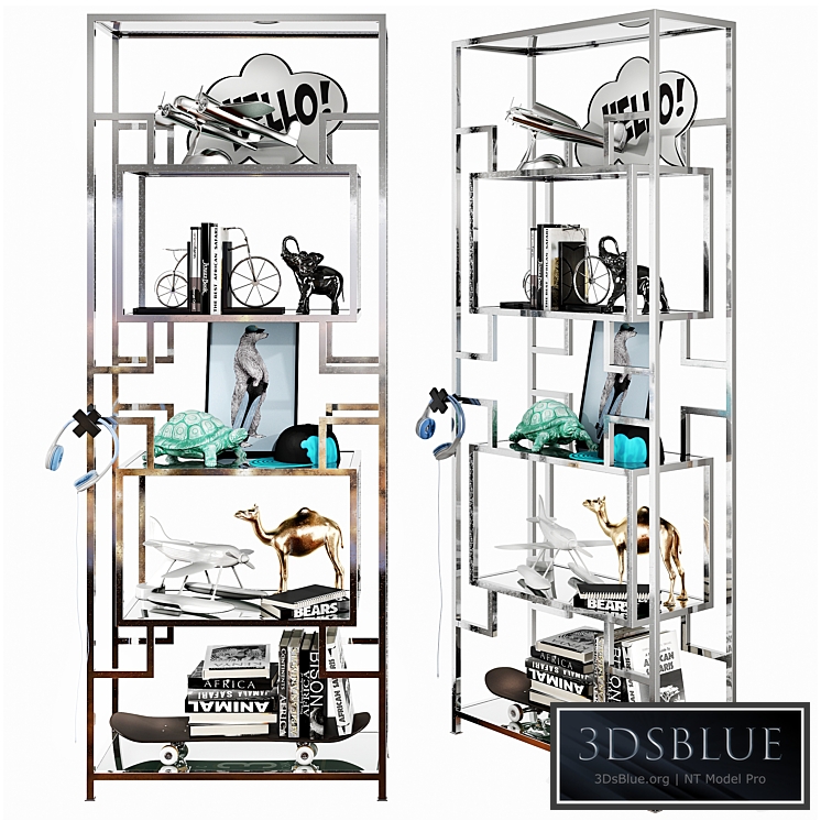 Kids bookcase set 01