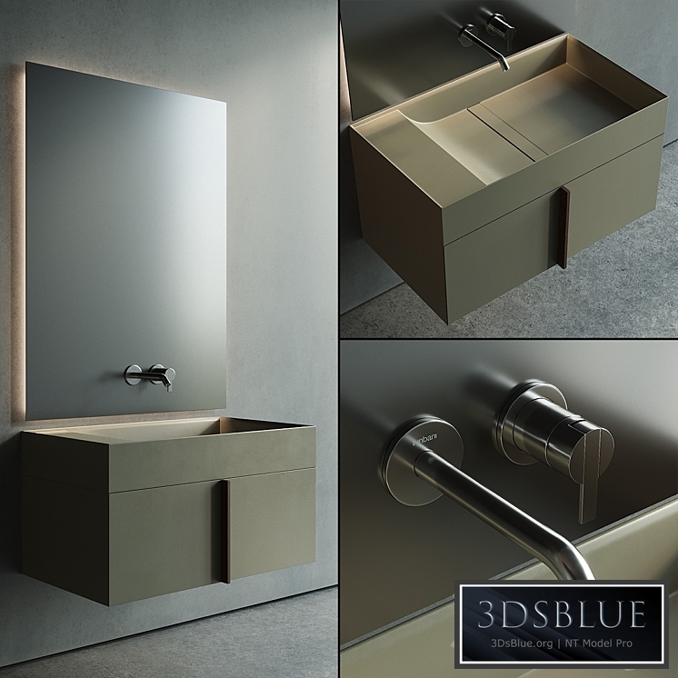 Inbani Paral Vanity Unit Set 1