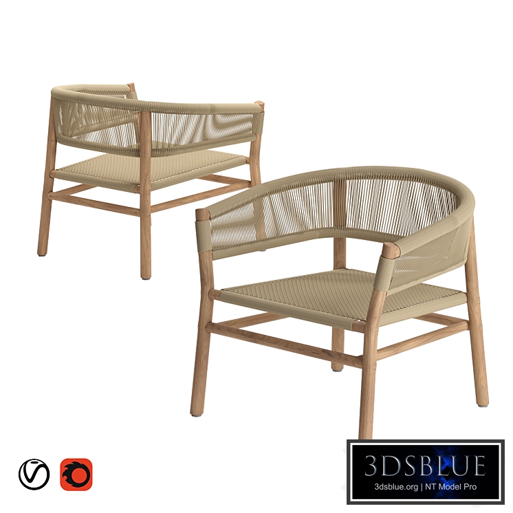 Ethimo Kilt Lounge Chair