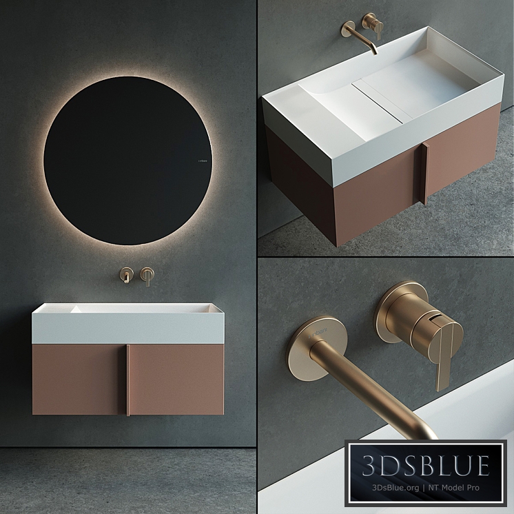 Inbani Paral Vanity Unit Set 2