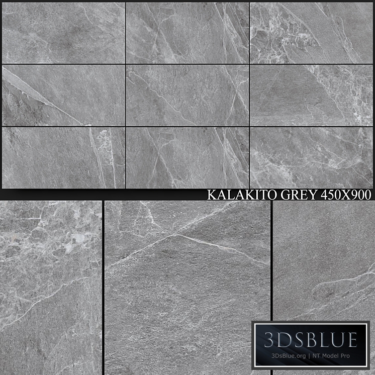 Zeus Ceramica Kalakito Grey 450x900