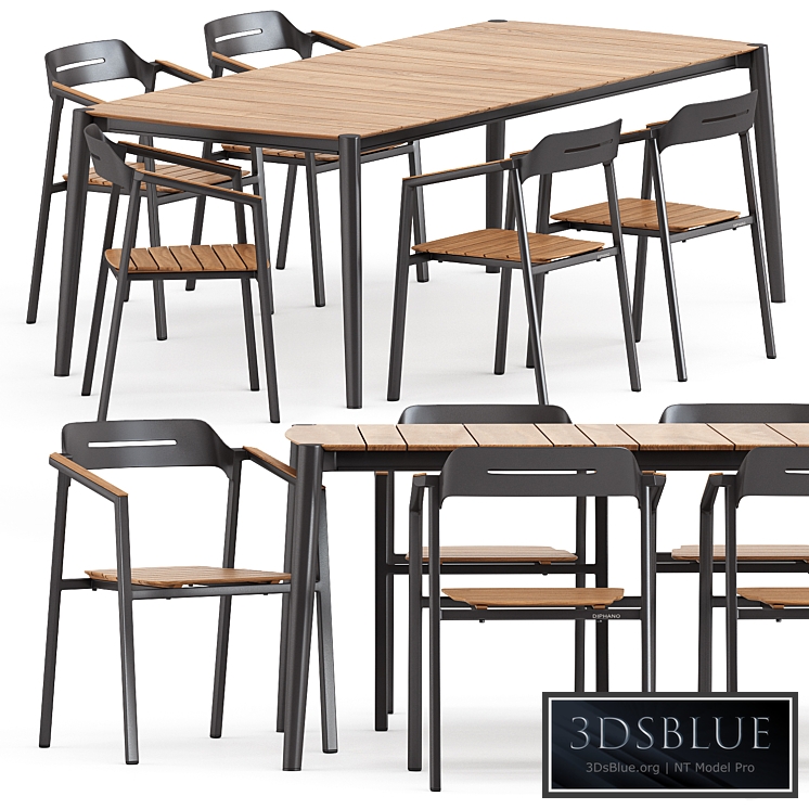 ICON ARMCHAIR and ICON DINING TABLE 89 by akulaliving