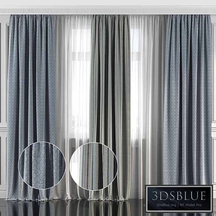 Curtains with window 130
