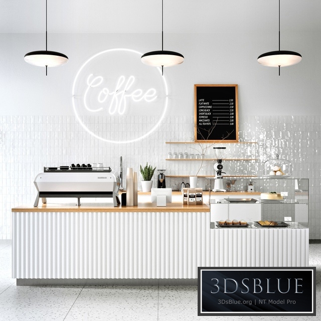 COFFEE SHOP 4 (Corona, Vray)