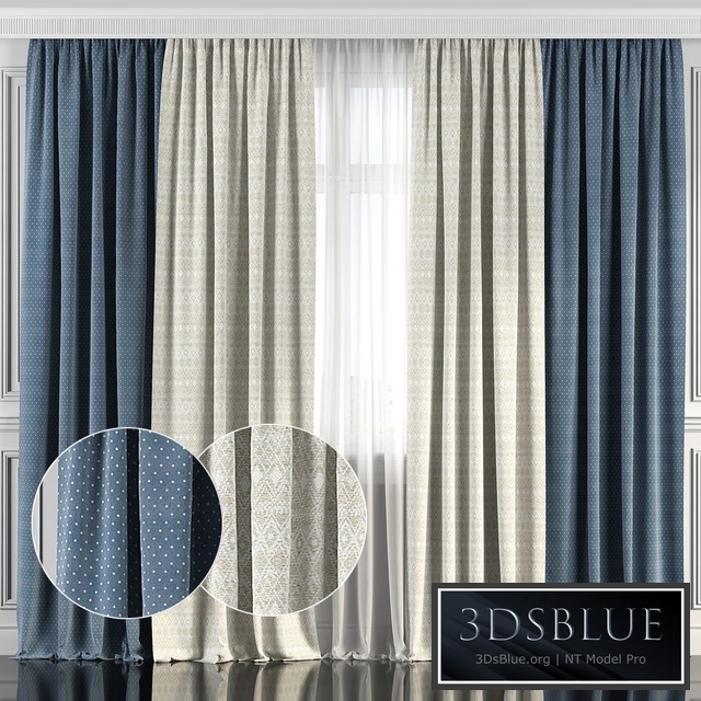 Curtains with window 134