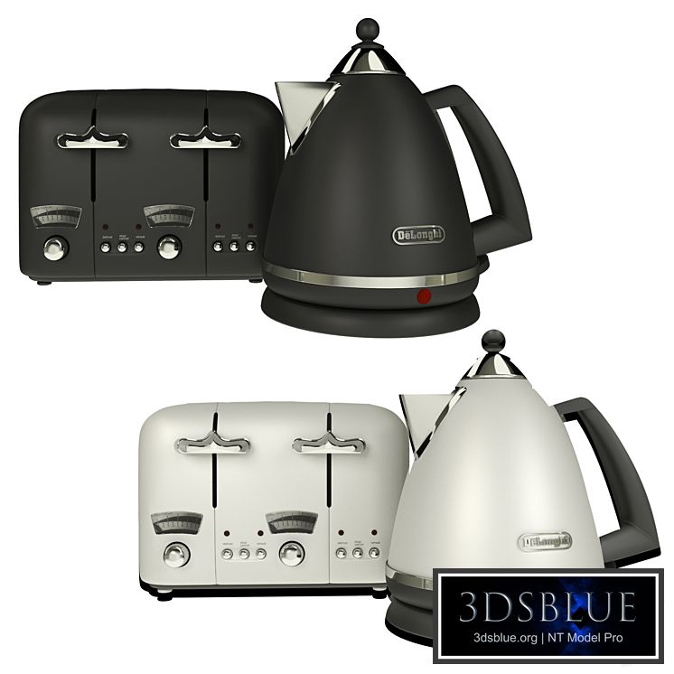 Delonghi argento black white
