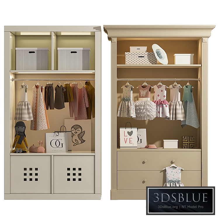 Wardrobe with decor 3