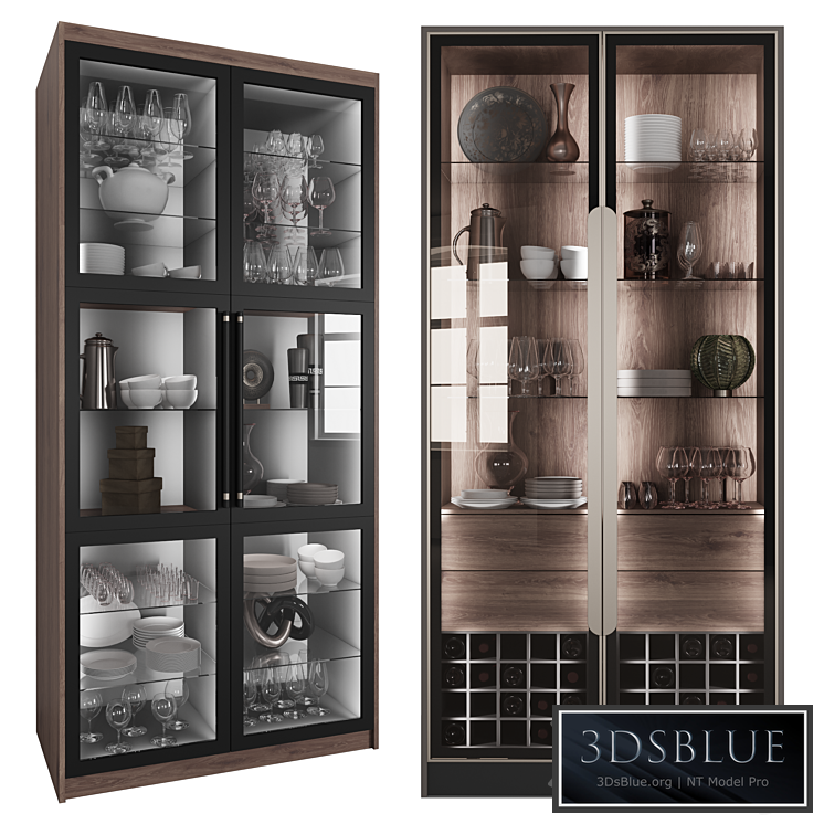 Сupboard with dishes My Design №4