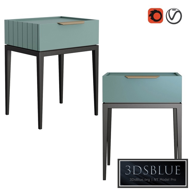 Dantone Home Bedside table Metropolitan