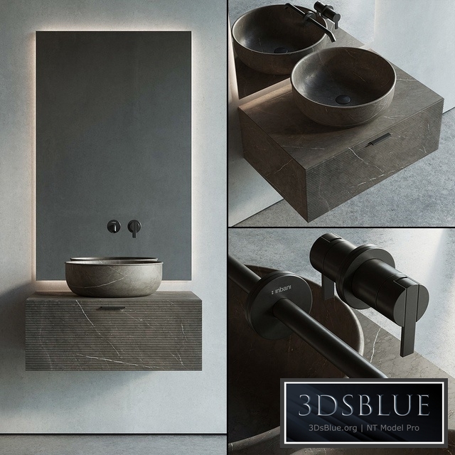 Inbani Grate 03 Vanity Unit Set 1