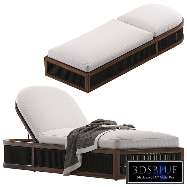 Coco Republic Como Outdoor Sunlounge